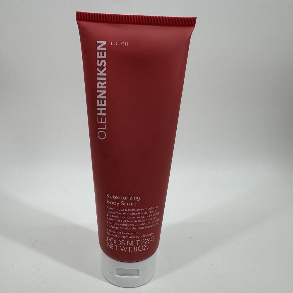 Ole Henriksen Touch Retexturizing Body Scrub 8 Oz New Sealed Discontinued